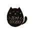 Значок Pin Joy Котик Дома посижу (металл) (12-08599-009) - 1