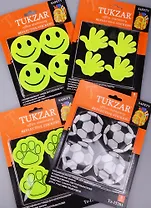 Набор светоотражающих фигурных наклеек, 8 шт. (17х23,5) (TZ 15201)