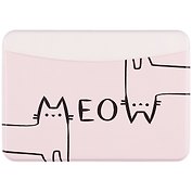 Чехол для карточек горизонтальный Meow (розовый) (ДКГ2019-39)