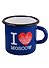 Кружка I love Moscow (мет.синяя эмаль) (09006-19-IL-B) - 0