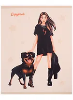 Тетрадь в клетку Listoff, "Лучшие друзья", 48 листов, в ассортименте