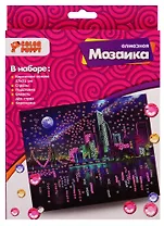 Набор для творчества ТМ Color Puppy Алмазная мозаика Ночной город (17х21см) 95423