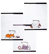 Обложки 03шт д/тетрадей "Герои с характером" 350*216мм, ПВХ 120мкм, подвес