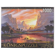 Пазл Königspuzzle 1000 эл.68,5*48,5см. Закат среди скал АЛК1000-6462