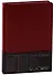 Ежедневник недатированный А5 152 листа "Silver Classic" бордовый - 0