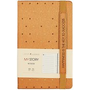Недатированный ежедневник «My story», бронза, 104 листа, А5