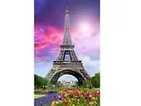 Набор для творчества, Рыжий Кот, Алмазная мозаика Символ Парижа (блест) 30х40 см c подр., с полн. заполн. (33цв.) FS015