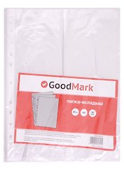 Папка-вкладыш А4 25шт/уп 30мкм, Goodmark