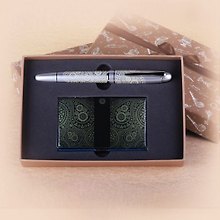 Сувенир Феникс Подарочный набор (визитница+ручка) 17*10*1,7см 28459