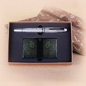 Сувенир Феникс Подарочный набор (визитница+ручка) 17*10*1,7см 28459