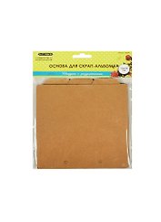 Основа для скрап-альбома Квадрат с разделителями 15*15см