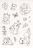 Раскраска-стикербук. Собачка с шариками - 1
