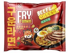 Лапша FRY Ramen Beef and cheese Сыр со вкусом Говядины, 112г