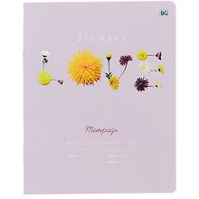 Тетрадь в линейку BG «Love Flowers» в ассортименте, 24 листа