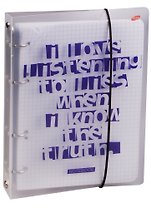 Тетрадь на кольцах в клетку Academy Style, Letters, 100 листов