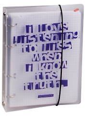 Тетрадь на кольцах в клетку Academy Style, Letters, 100 листов