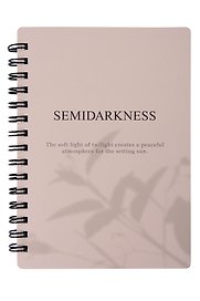 Записная книжка «Shadow. Бежевый» А6, 80 листов в клетку, спираль, Be Smart