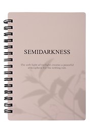 Записная книжка «Shadow. Бежевый» А6, 80 листов в клетку, спираль, Be Smart