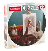 Пазл "Узнай себя!-(Lucia Heffernan) (Гусь)" для детей. 179 элементов, круглый, 30 см.