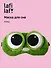 Маска для сна Лягушка с объемными глазками улыбается (плюш) (пакет) (12-37132-202505-S51) (Lafilaf) - 0