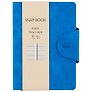 Записная книжка А6 80л лин. "Snap book. No 4" иск.кожа, интегр.переплет, клапан, термотиснение, ляссе, инд.уп.