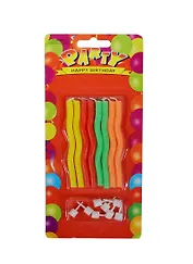 Набор свечей для торта (8 шт) (592160) (H 8см)