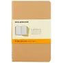 Записная книжка «Cahier Journal Pocket» А6, 32 листа в линейку, бежевая, 3 штуки, Moleskine