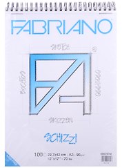 Блокнот для зарисовок 29,7*42см 100л "Schizzi" 90г/м2, Fabriano 