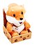 Игрушка мягкая Собака Сиба-ину в крафт коробке 12-01568-568 - 0