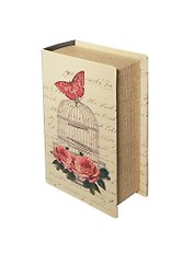 Сувенир Феникс Шкатулка из МДФ Клетка с бабочкой (17*11*5см), 32931