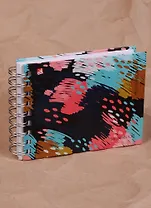 Скетчбук A6 80л "Штрихи" белый офсет, нелинованн., 100г/м2, тв.обложка, широкая евроспираль, Listoff