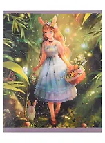 Тетрадь в клетку Listoff, "Уроки волшебства", 48 листов, в ассортименте