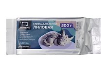 Глина для лепки 500гр лиловая, Малевичъ