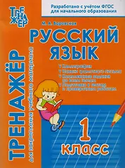 Русский язык. 1 класс. Тренажёр для закрепления учебного материала