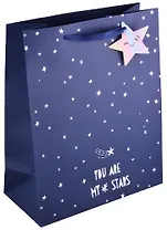 Пакет А4 32*26*12,5 "My star" Новый год, бум.мат.
