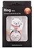 Держатель-кольцо для телефона Котик Манэки-нэко (металл) (коробка) - 1