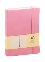 Книга для записей А5 96л лин. "JOY BOOK. Розовый кварц" 7БЦ, иск.кожа, тонир.форзац, тонир.блок 70гр/м2, скругл.углы