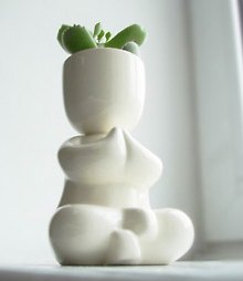 ЭкоЧеловечек Йог (13,7х8,5) (керамика) (1004)
