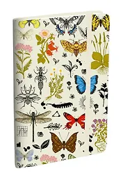 Записная книжка А6 120л лин. "IN JOY. №5" 7Б, иск.кожа, скругл.углы, ляссе, резинка, петлля для ручки, карман на задн.форзаце, инд.уп.