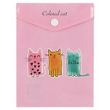 Папка-конверт «Colored cat», А6