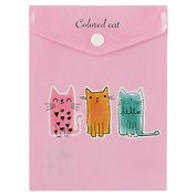 Папка-конверт «Colored cat», А6