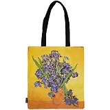 Сумка-шоппер Винсент Ван Гог Ирисы цветная, текстиль 40см.*32см.