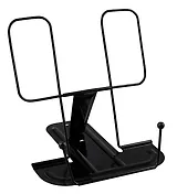 Подставка для книг, металл, черная, Глобус