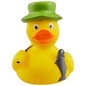 Игрушка для ванной, уточка резиновая FUNNY DUCKS "Уточка рыбак"  (1951) - 1