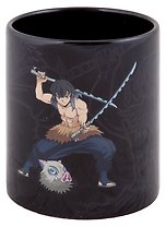 Кружка-хамелеон Demon Slayer Hashibira Inosuke V1 (керамика) (320 мл)