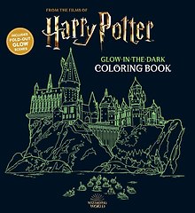 Harry Potter Glow in the Dark Coloring Book Гарри Поттер Светящаяся раскраска