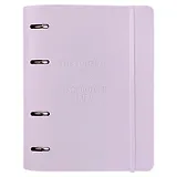 Тетрадь на кольцах в клетку Infolio, Journal, 120 листов, сиреневая