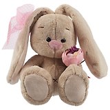 Мягкая игрушка Зайка Ми с винтажной розой (15 см) (SidX -225)