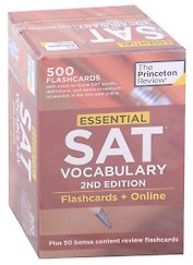 Essential SAT Vocabulary: Flashcards + Online: 500 Essential Vocabulary Words to Help Boost Your SAT Score