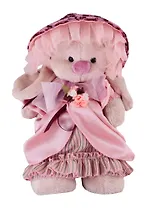 Игрушка мягкая Budi Basa, Зайка Ми барышня в жемчужном (малый) 25 см